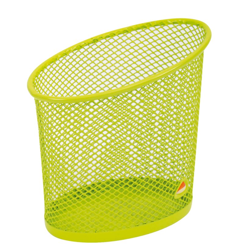 ALBA porte-stylos rond fil métallique, gris, diamètre 60 mm