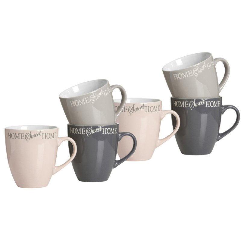 Ritzenhoff & Breker koffiemok Zoet Huis, 360 ml, keramiek, 6 stuks