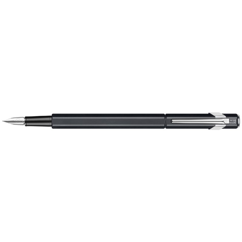CARAN D'ACHE stylo plume 849 Classic Line, blanc, pointe moyenne, corps hexagonal