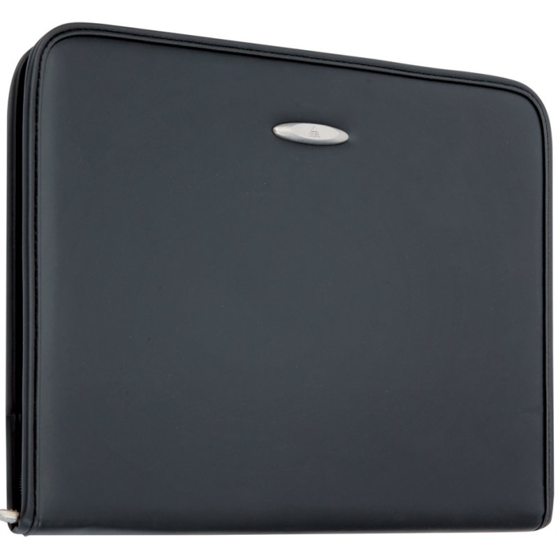 ALBA organiseur classeur 2502, A4, simili-cuir, noir