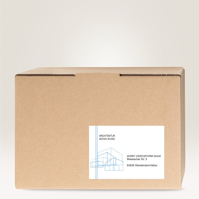 AVERY Zweckform étiquettes d'expédition, 210 × 148 mm, blanc, 600 pièces
