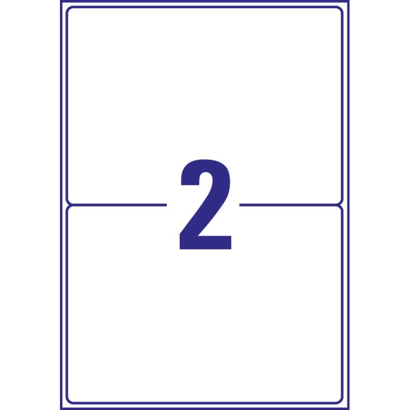 AVERY Zweckform étiquettes d'expédition, 210 × 148 mm, blanc, 600 pièces