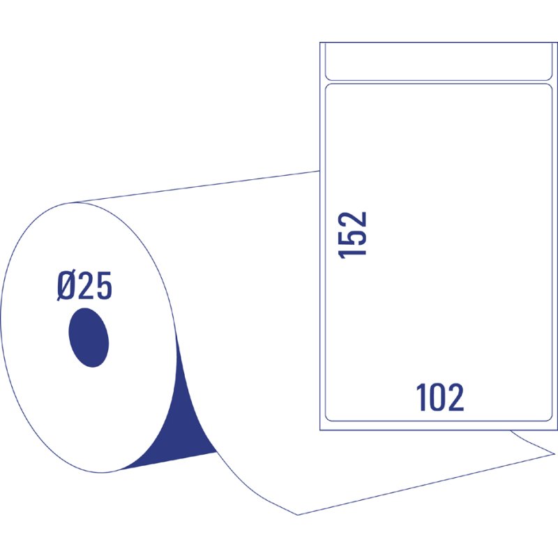 AVERY Zweckform étiquettes pour imprimantes thermiques directes, blanc, 102×152 mm, 950 pièces