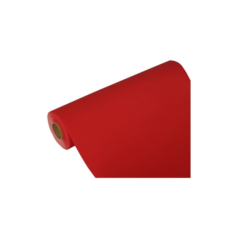 PAPSTAR chemin de table Royal Collection, rouge, 400 mm × 24 m, tissue