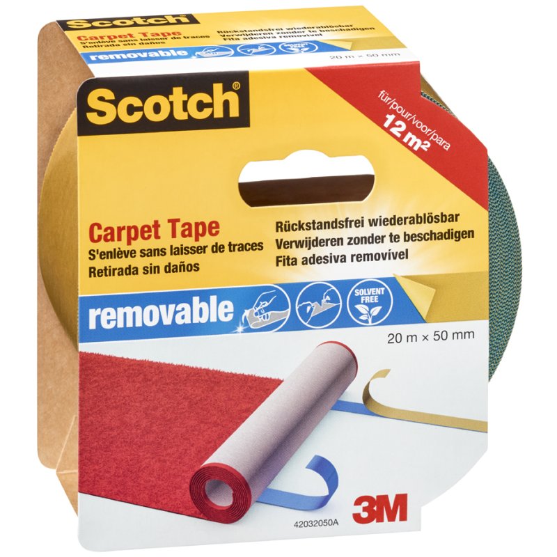 Scotch ruban adhésif réutilisable, 50 mm × 7 m, bleu