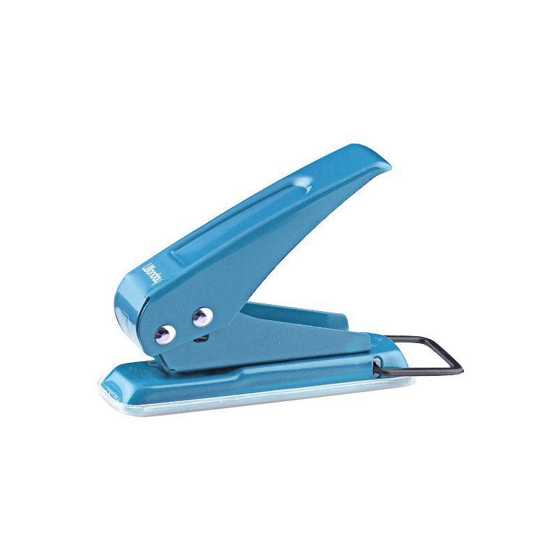 Wonday perforateur simple, métal, bleu/rouge assorties