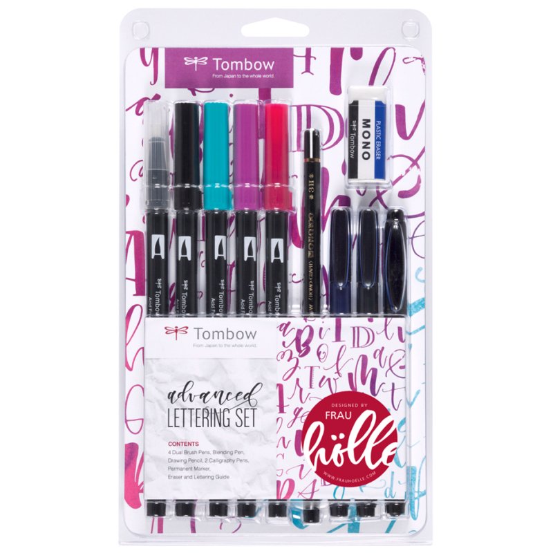 TOMBOW kit de lettering avancé, 10 pièces