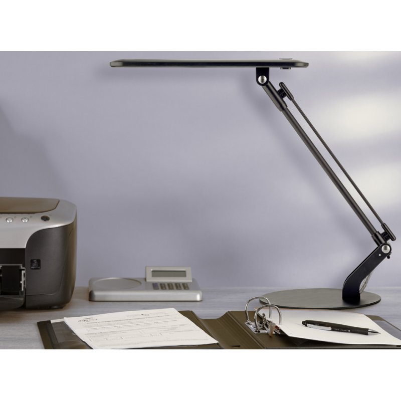 UNiLUX LED desk lamp RUMBA, black, 391 lumen, 450 mm
