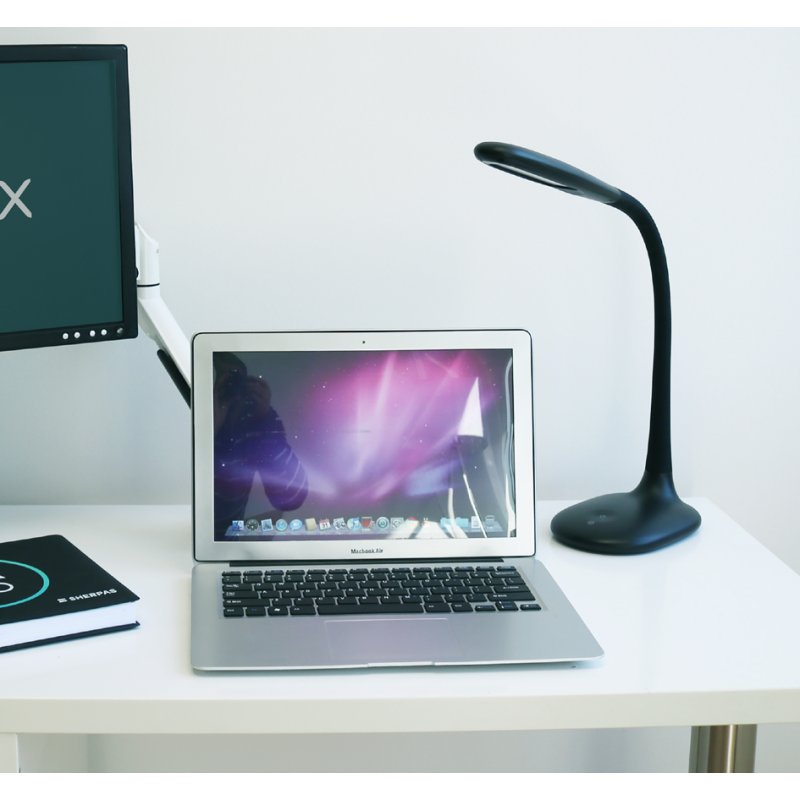 UNiLUX Lampe de bureau LED LUCY, blanc, gradable, 2,2W
