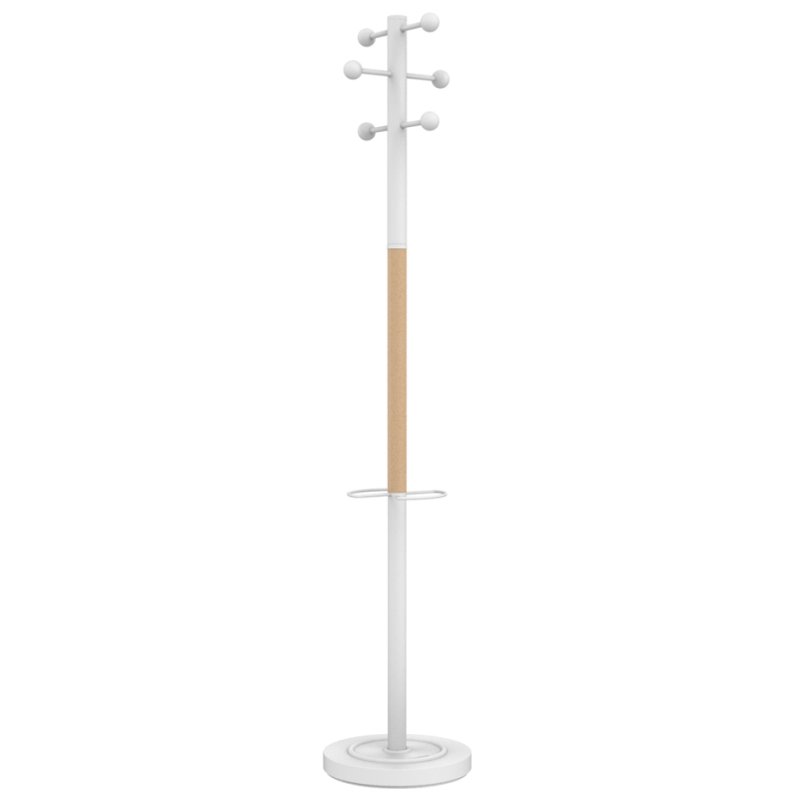 UNiLUX portemanteau ACCESS, hauteur 175 cm, hêtre/blanc