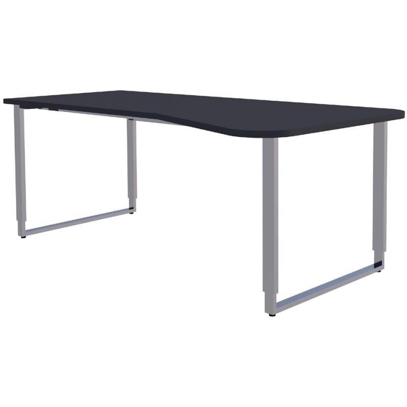 kerkmann Bureau PC AVETO, réglable en hauteur, anthracite, 1950 mm