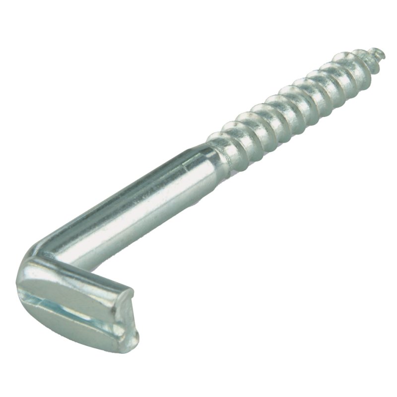 Suki crochet fendu à bois galvanisé, 80×5,8×38 mm, 12 pièces
