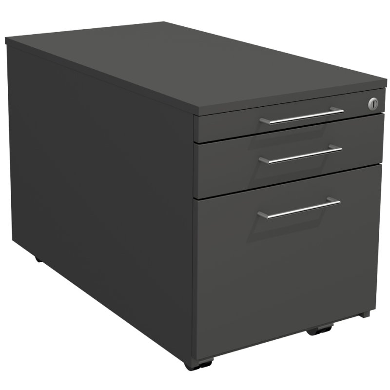 Kerkmann rolcontainer ARTLINE, 3 tiroirs, blanc, verrouillable