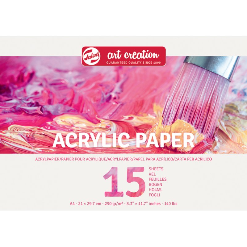 Royal Talens ArtCreation Acrylic art pad A3, 290 g/m², natural white, 15 sheets