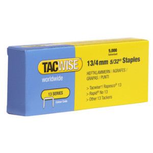 TACWISE nietjes 13/4 mm, verzinkt, fijn draad, 5000 stuks