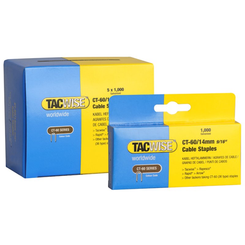 Tacwise serre-câbles CT-45/10 mm, galvanisé, 5000 pièces