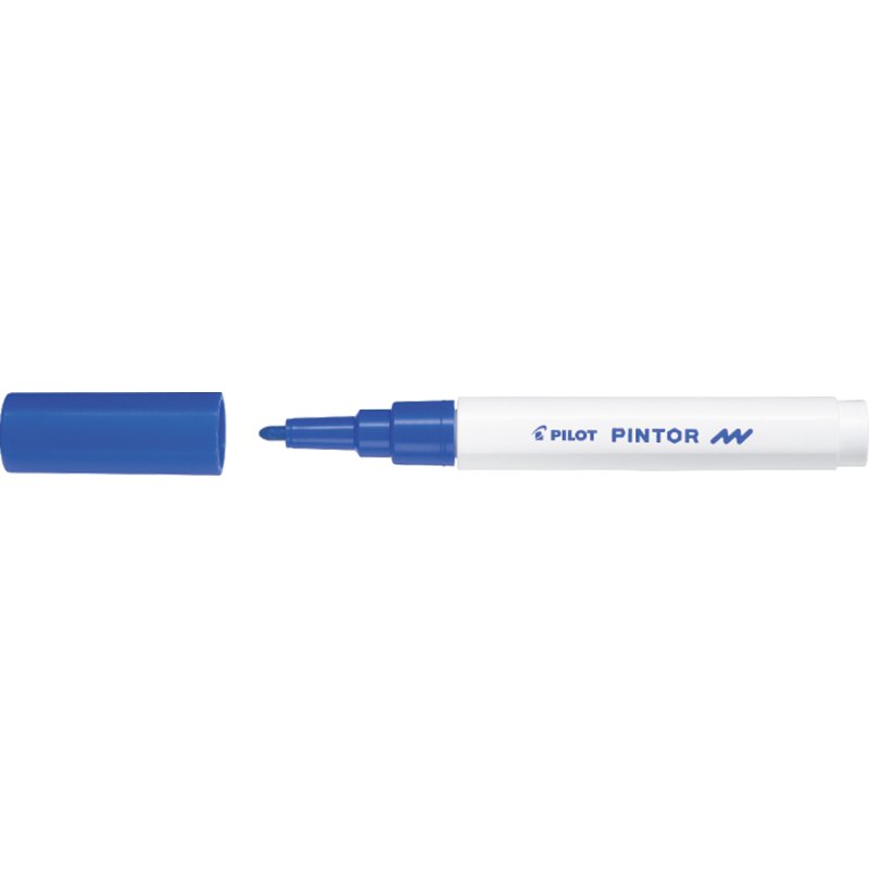 PILOT pigmentmarker PINTOR, fijn, wit, 1,0 mm, 6 stuks