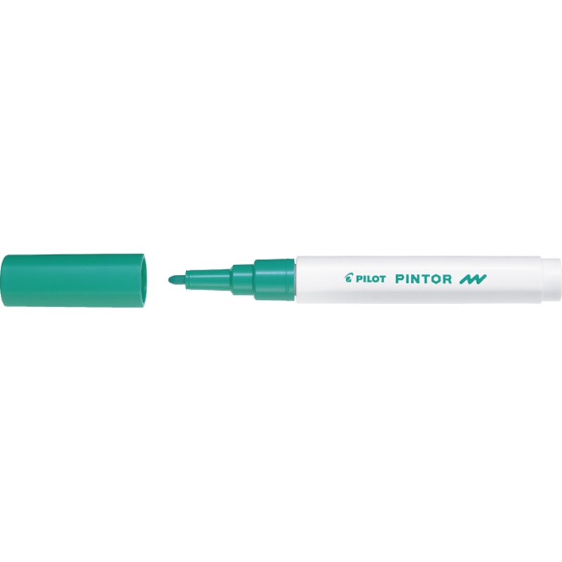 PILOT pigmentmarker PINTOR, fijn, wit, 1,0 mm, 6 stuks