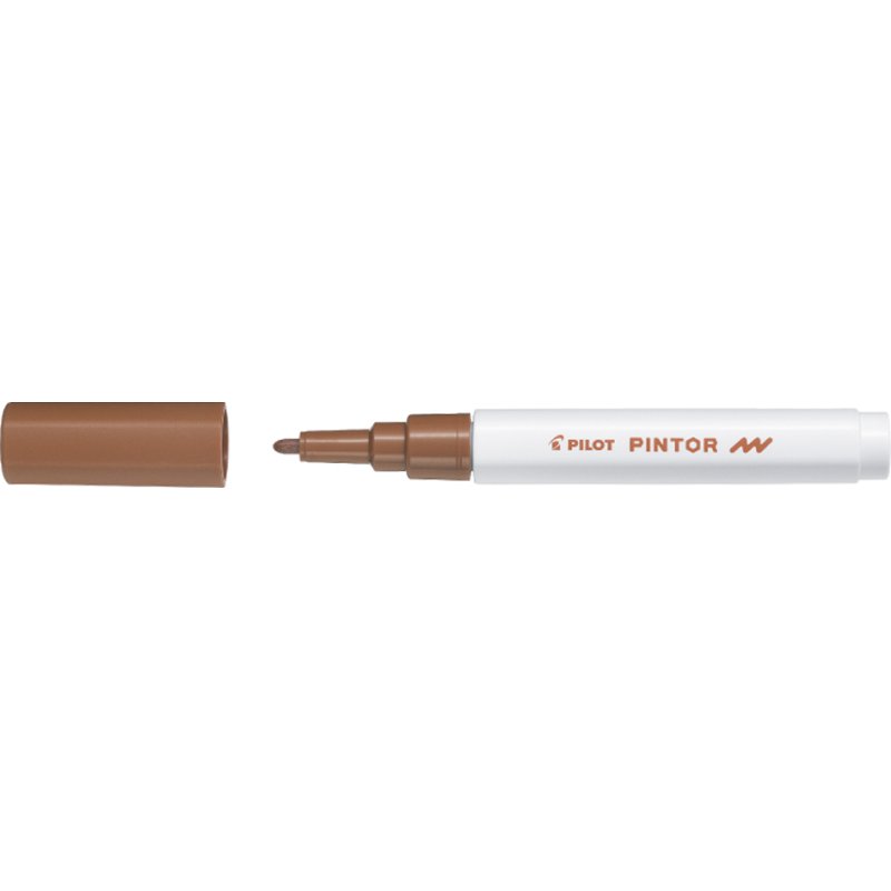 PILOT pigmentmarker PINTOR, fijn, wit, 1,0 mm, 6 stuks