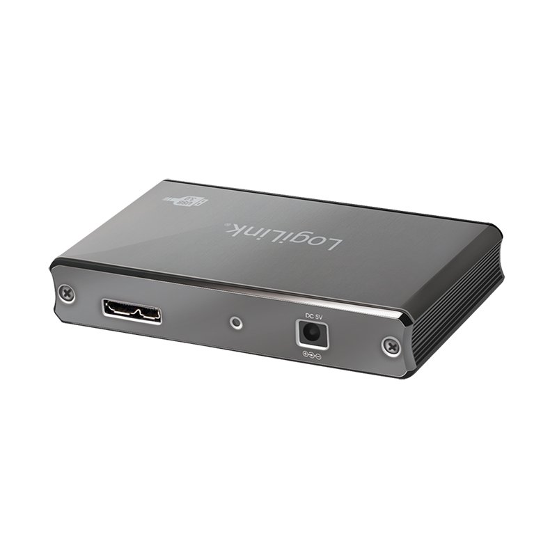 LogiLink Hub USB 3.0 alimenté, 4 ports, boîtier aluminium, noir