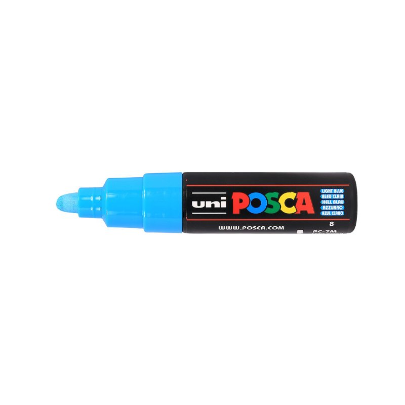 POSCA marqueur pigmenté rond, blanc, 4,5-5,5 mm