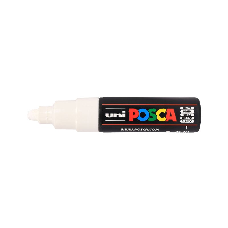 POSCA marqueur pigmenté rond, blanc, 4,5-5,5 mm