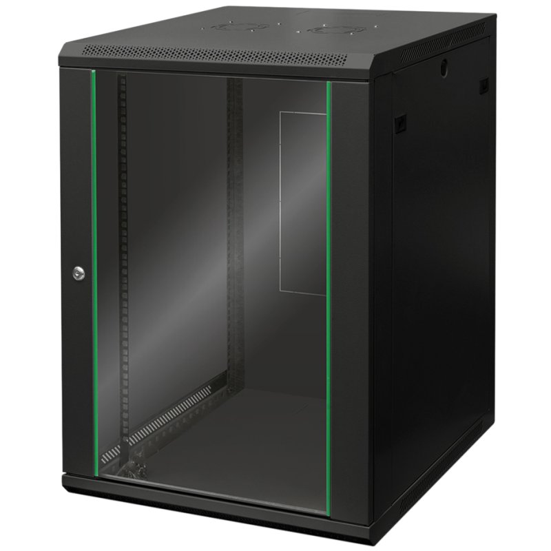 DIGITUS Armoire murale 19 pouces Dynamic Basic, 16U, 600×600 mm, gris clair