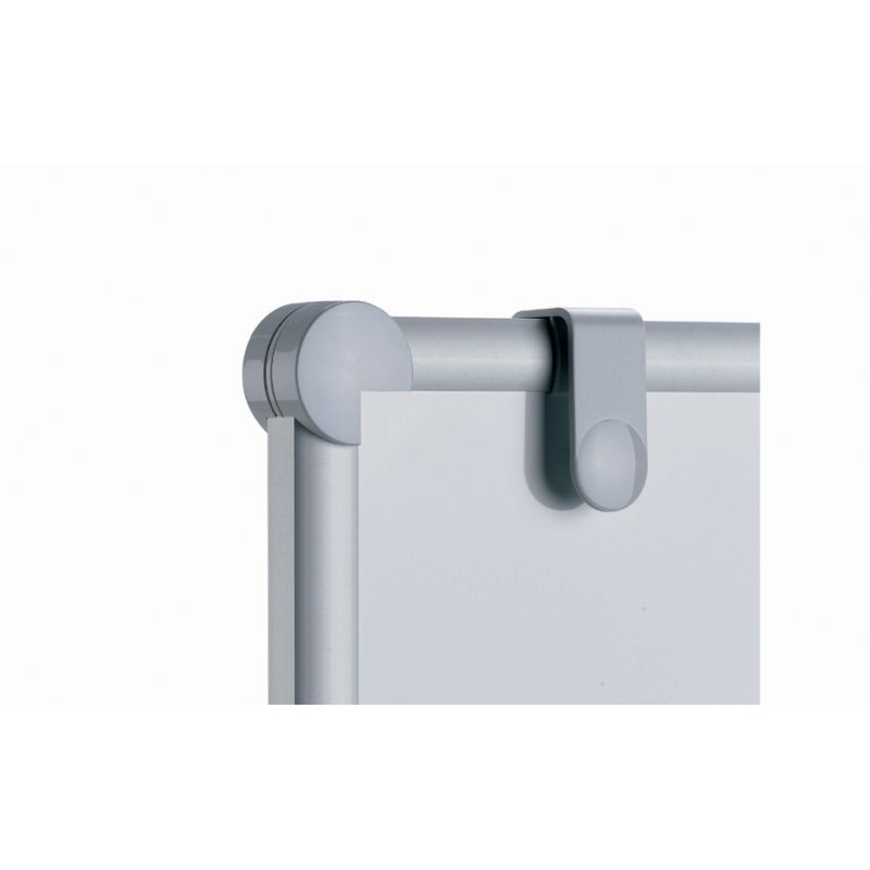 MAUL moderatietafel MAULpro, wit, whiteboard oppervlak, 1200×1500 mm, 1950 mm hoog