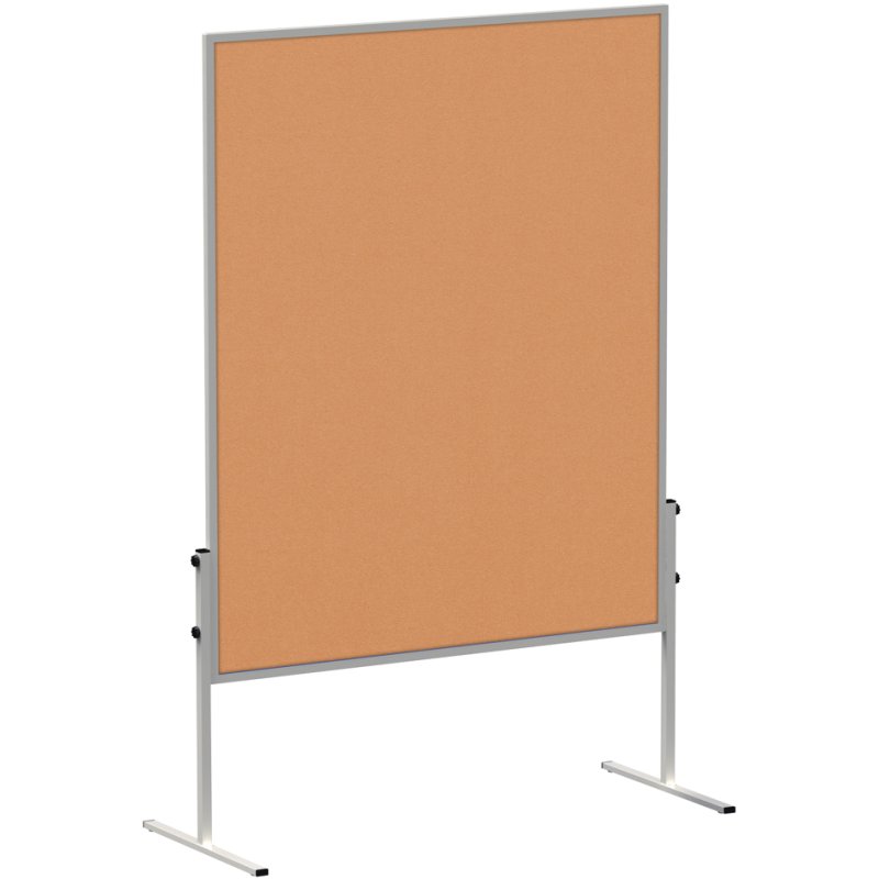 MAUL moderatietafel solid, kurk, 1500×1200 mm, grijs