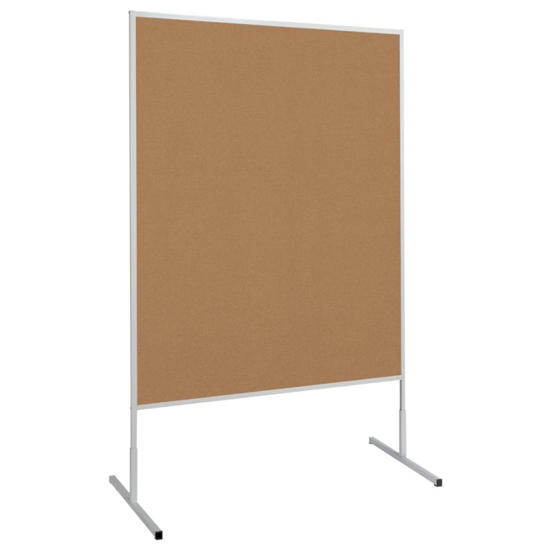 MAUL tableau de modération standard, surface liège, 1200 × 1500 mm, gris clair