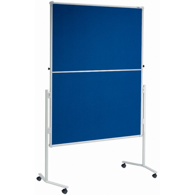MAUL table de modération professionnel, pliable, bleu/blanc, 1,95 m