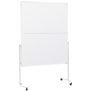 magnetoplan moderatietafel Moderat, 120×150 cm, dubbelzijdig, wit