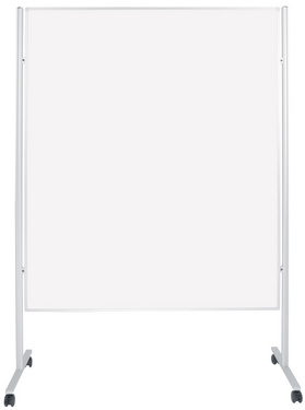 magnetoplan communicatiewand Kommuni, dubbelzijdig magnetisch, 1200×1500 mm, wit