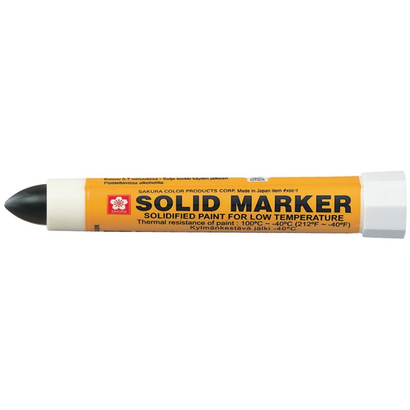 SAKURA Solid Marker marqueur industriel, blanc, -40°C à +100°C, résistant à l'eau