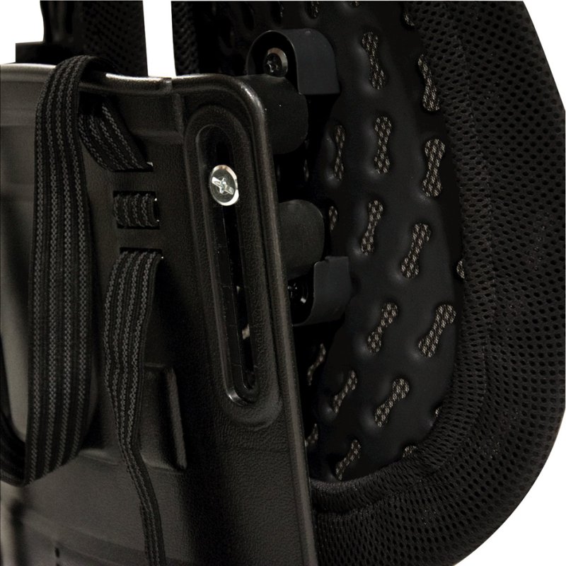 Fellowes Back Angel lumbar support, black, adjustable 140-230 mm, fabric upholstery