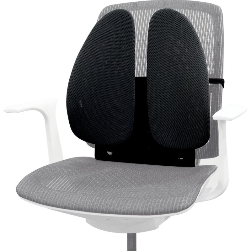 Fellowes Back Angel lumbar support, black, adjustable 140-230 mm, fabric upholstery