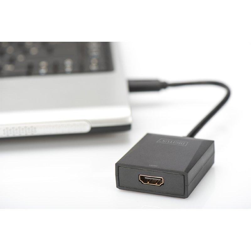 DIGITUS USB 3.0 to HDMI video adapter, black, 1920×1080 pixels