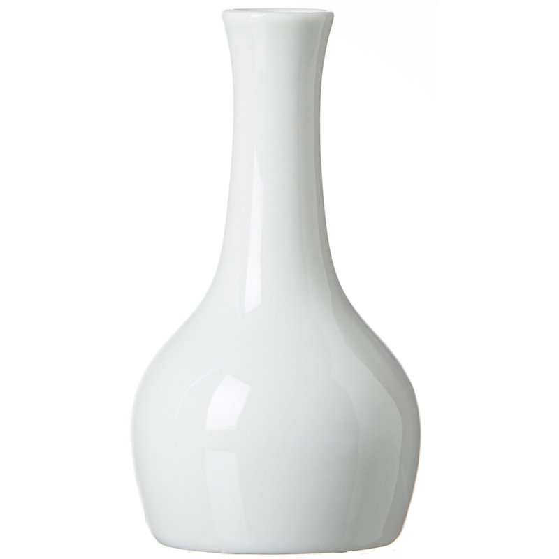 Ritzenhoff & Breker vase à fleurs BIANCO, porcelaine blanche, 70×70×130 mm