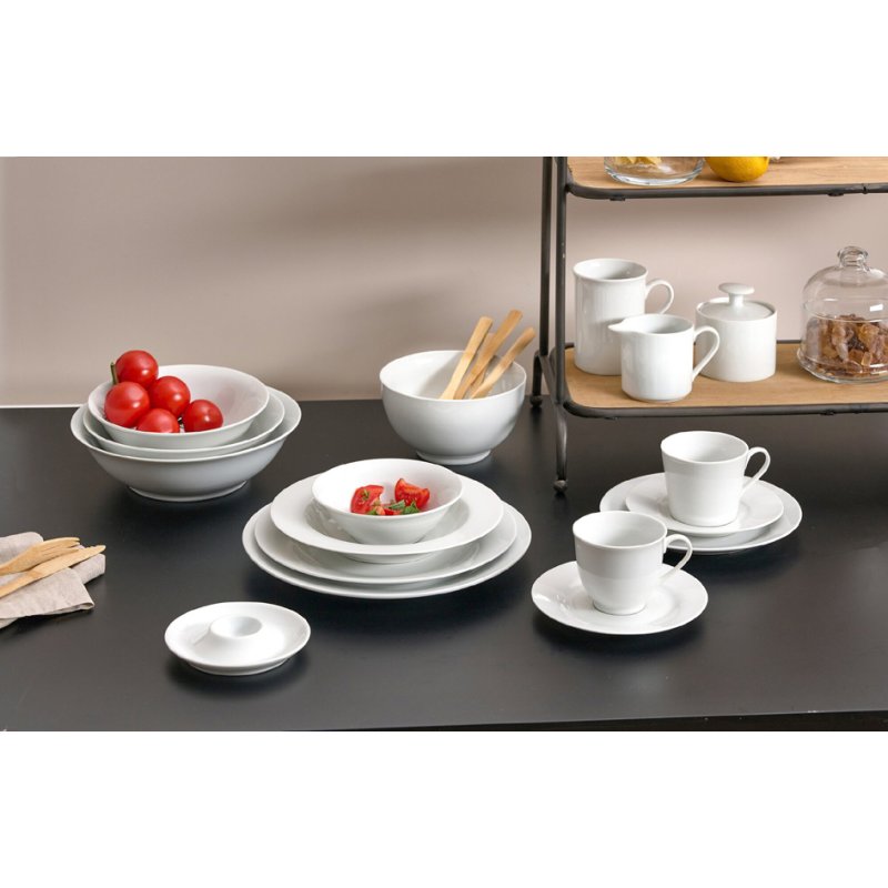 Ritzenhoff & Breker assiette creuse BIANCO, blanc, porcelaine, 6 pièces