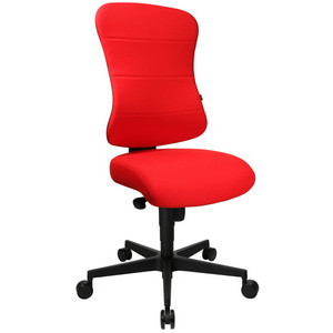 Topstar bureaustoel Art Comfort, rood, 100% Trevira CS, 100 kg