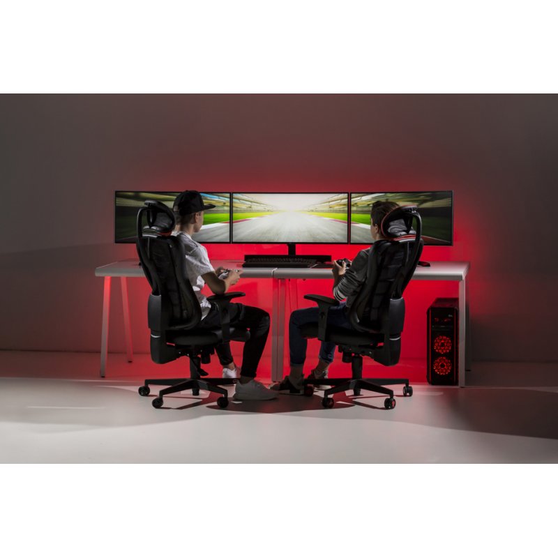 Topstar bureaustoel Sitness RS, zwart/rood, kunstleer, draaibaar