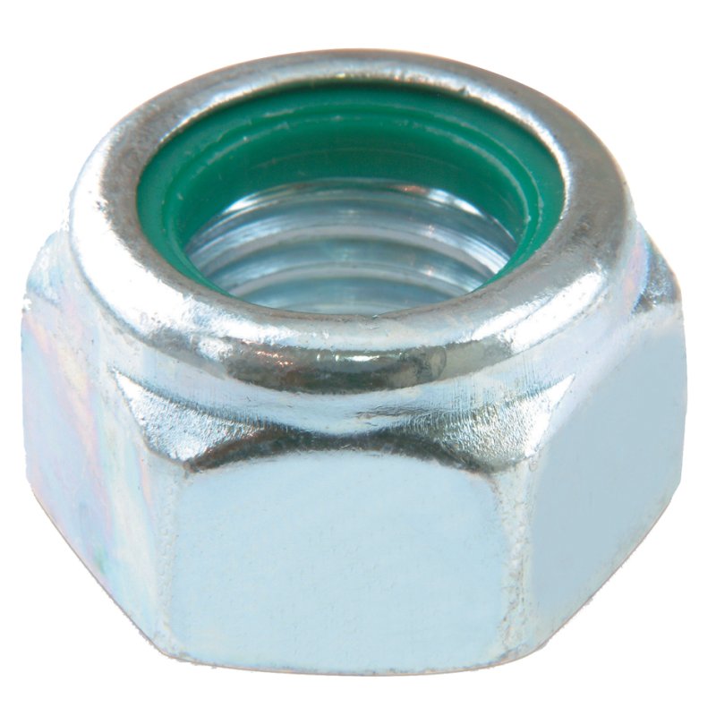 suki. lock nuts M6, galvanised steel, 200 pieces