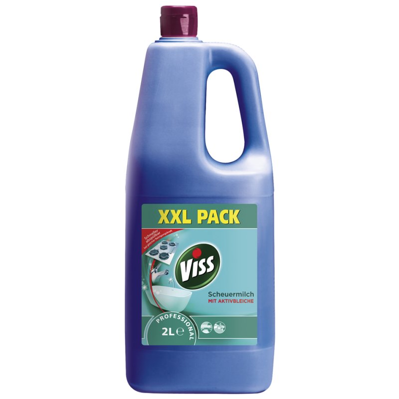 Viss Professional schuurmelk actief chloor, bleekkracht, 2 liter