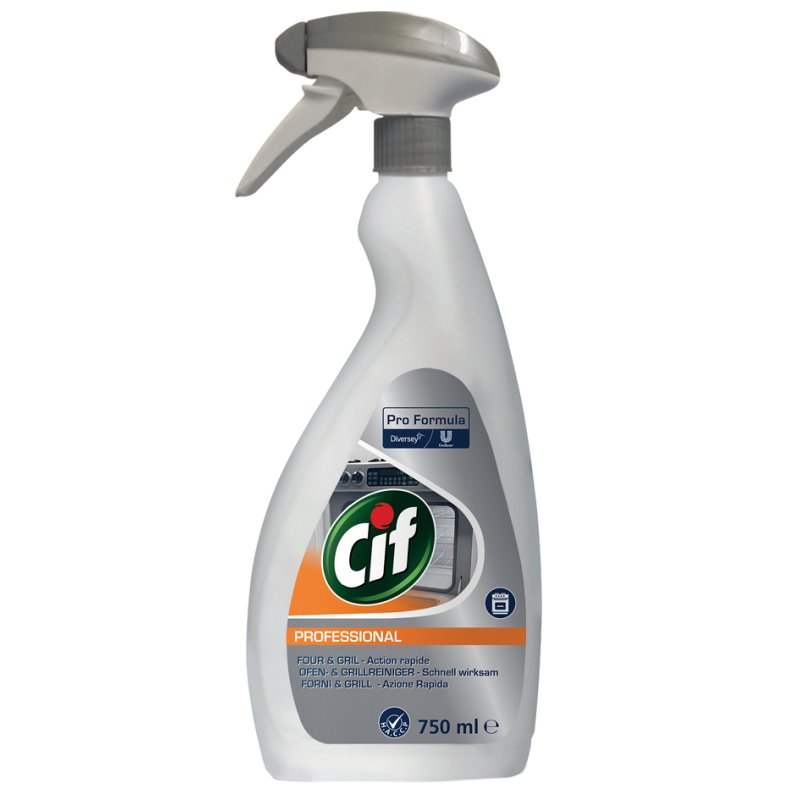 Cif Professional grill- en ovenreiniger, 750 ml, sprayflacon