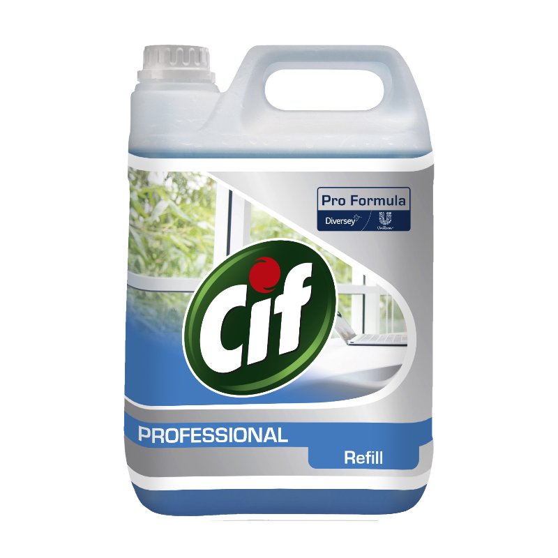 Cif Professional nettoyant vitres, 5 litres, sans traces