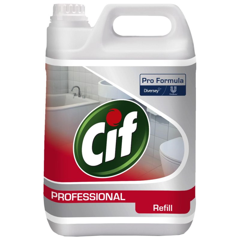 Cif Professional nettoyant salle de bain 2-en-1, 5 litres