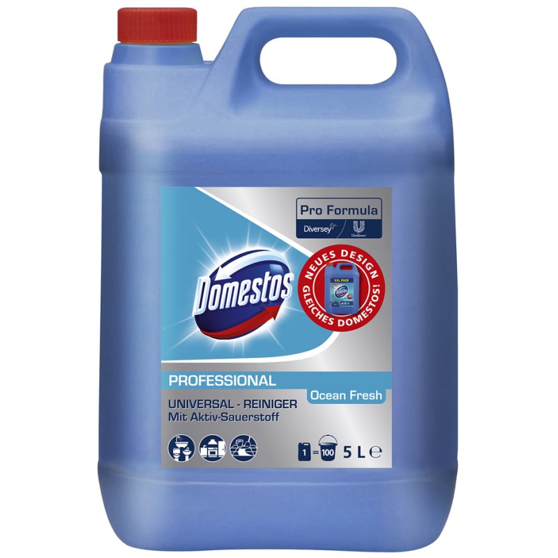 Domestos Professional oppervlaktereiniger Ocean Fresh, 5 liter