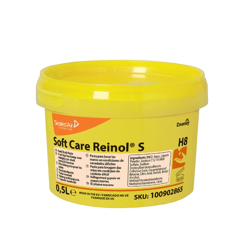 Soft Care REINOL S handwaspasta, 10 liter emmer, huidvriendelijk