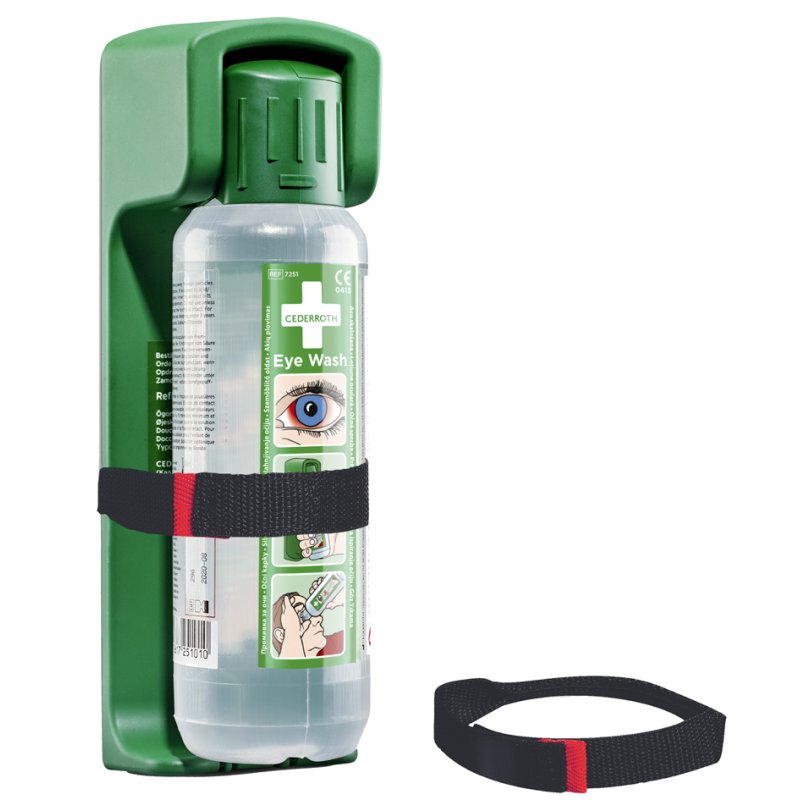 CEDERROTH kleefband voor wandbevestiging, oogspoelingfles, wandhouder