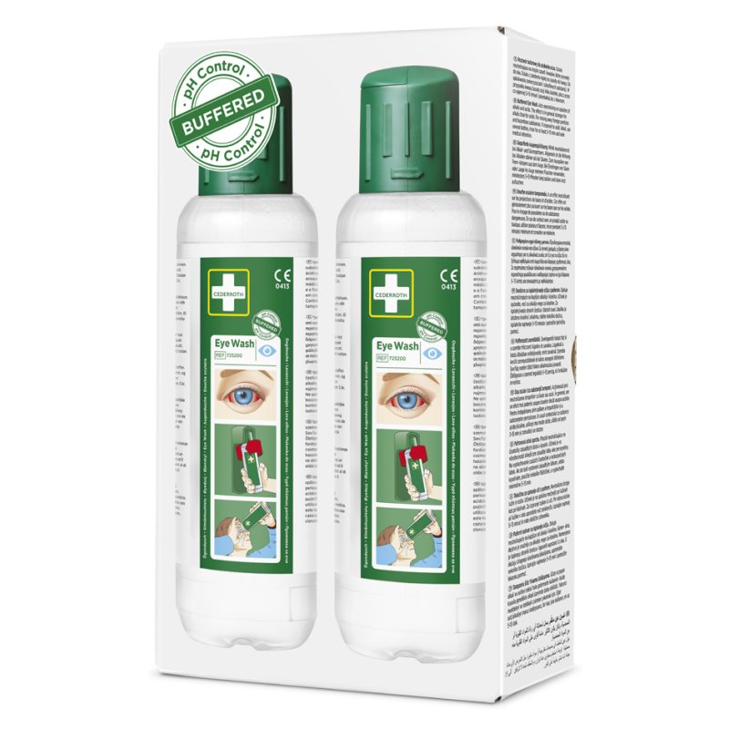 CEDERROTH kleefband voor wandbevestiging, oogspoelingfles, wandhouder